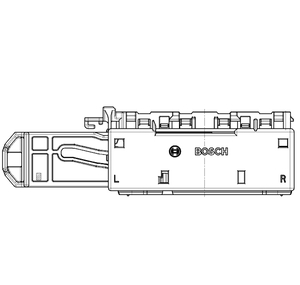 154P-E EMS / Contact Housing 96P / Code A / Exit left 154P-E EMS / Contact Housing 96P / Code A / Exit left