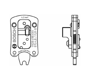 BTC / BTL 4.8 / 6.3 / Crimping Plier Insert / 4.0 mm² BTC / BTL 4.8 / 6.3 / Crimping Plier Insert / 4.0 mm²